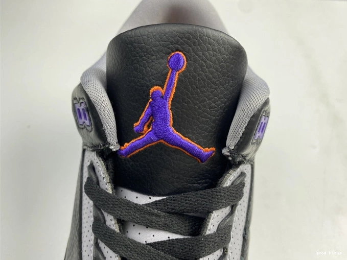 Rep Air Jordan 3 Court 050 Purple Retro CT8532 Black 0720